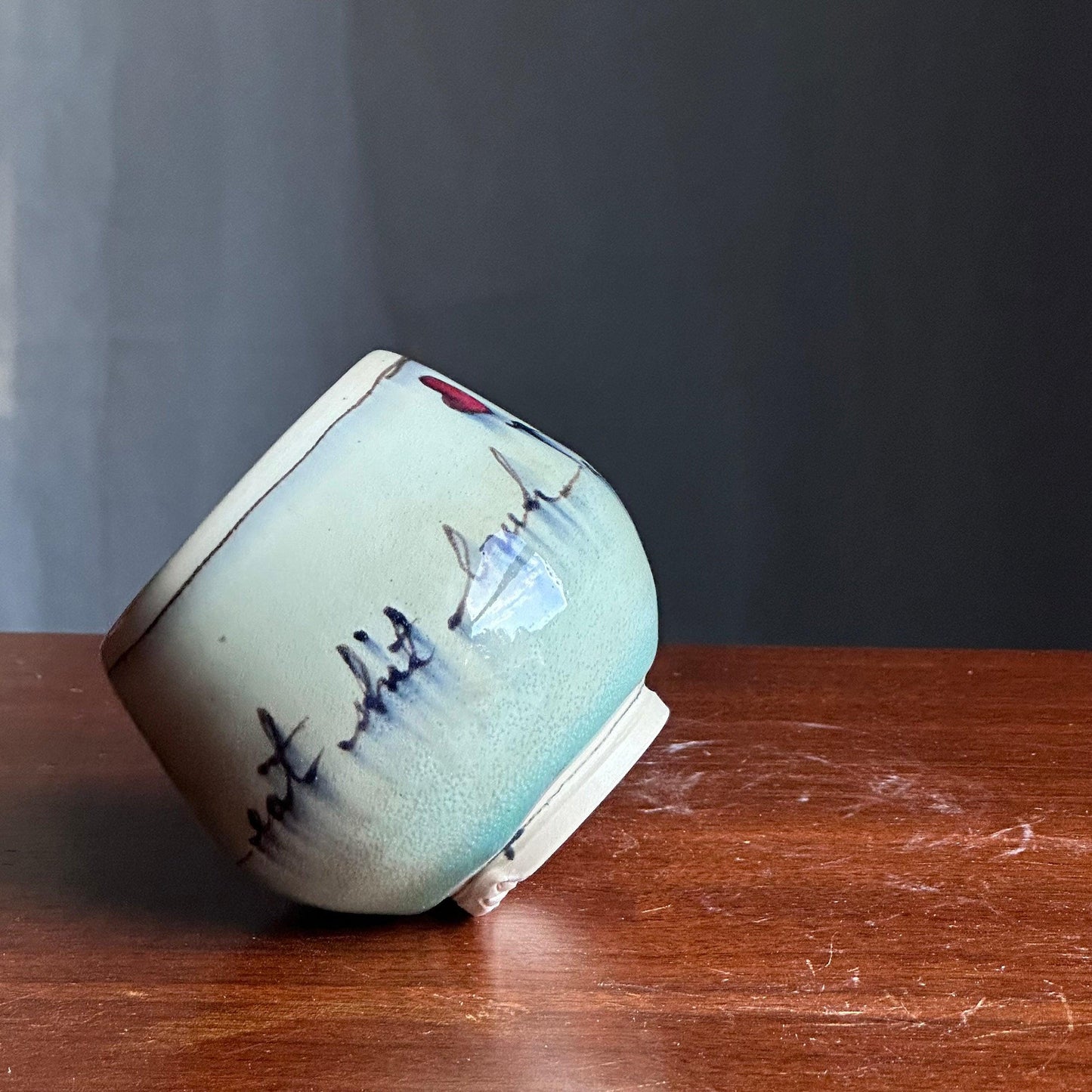 Ceramic Cup Mug Handleless Mug Teacup Wine Glass Swear Word Cup Teacup Yunomi A82
