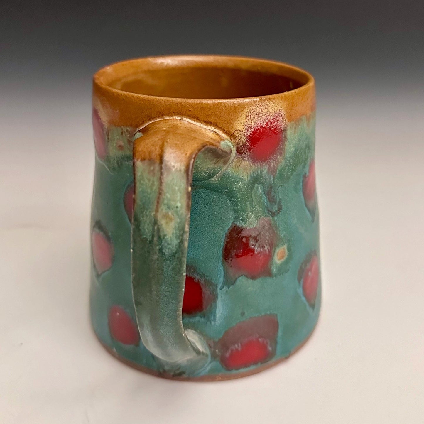 Large Pottery Mug Polka Dot Mug 26