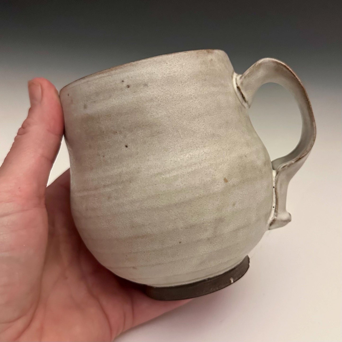 Rustic Polka Dot Mug Stoneware Ceramic Mug N009