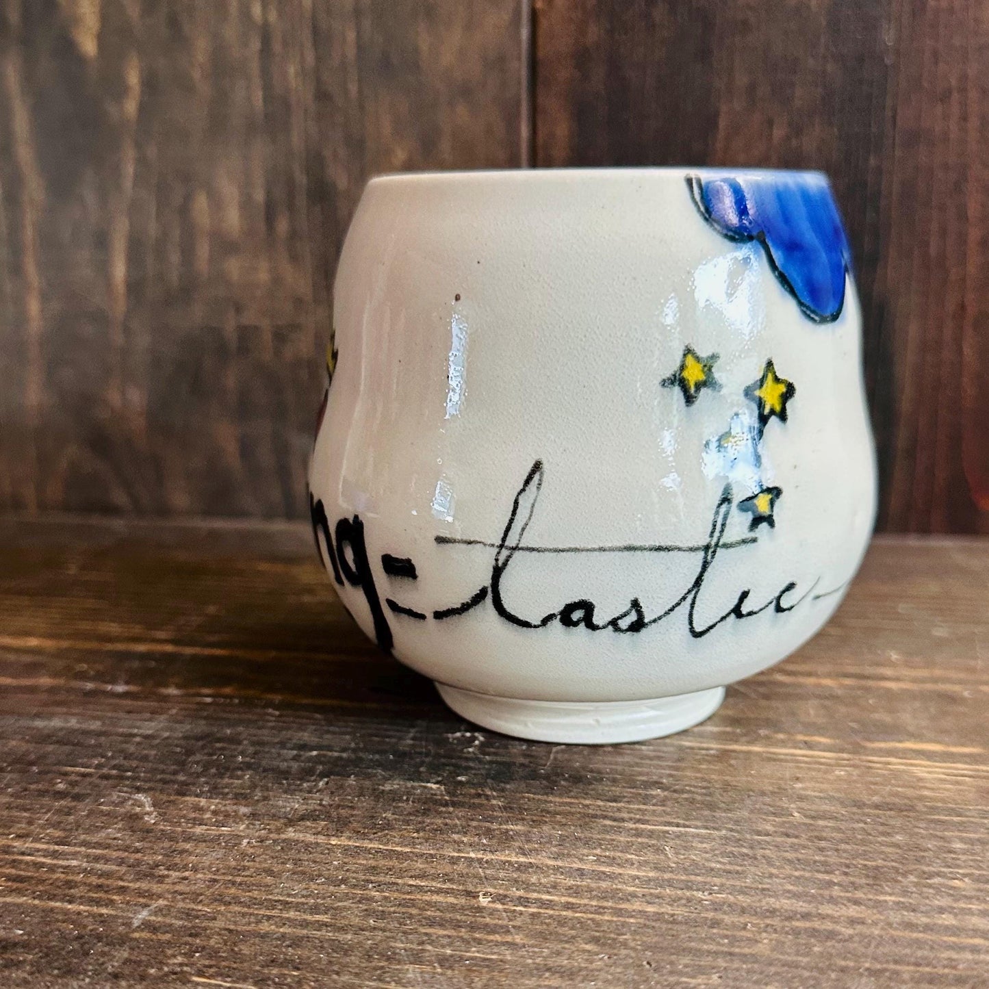 Handmade Mug Handleless Rainbow Yunomi Fantastic M2541