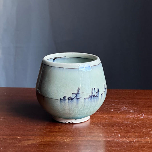 Ceramic Cup Mug Handleless Mug Teacup Wine Glass Swear Word Cup Teacup Yunomi A82