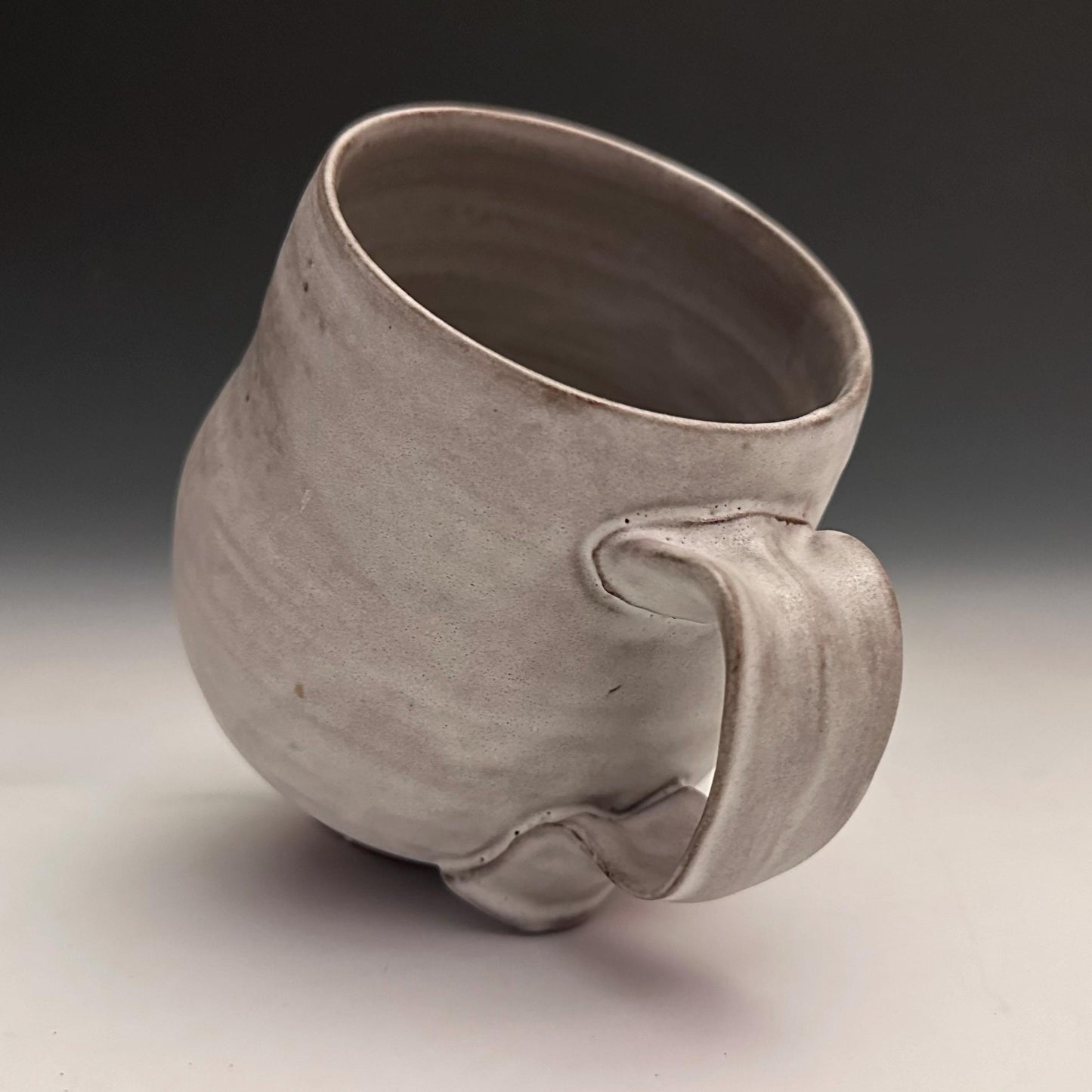 Rustic Polka Dot Mug Stoneware Ceramic  Mug N009