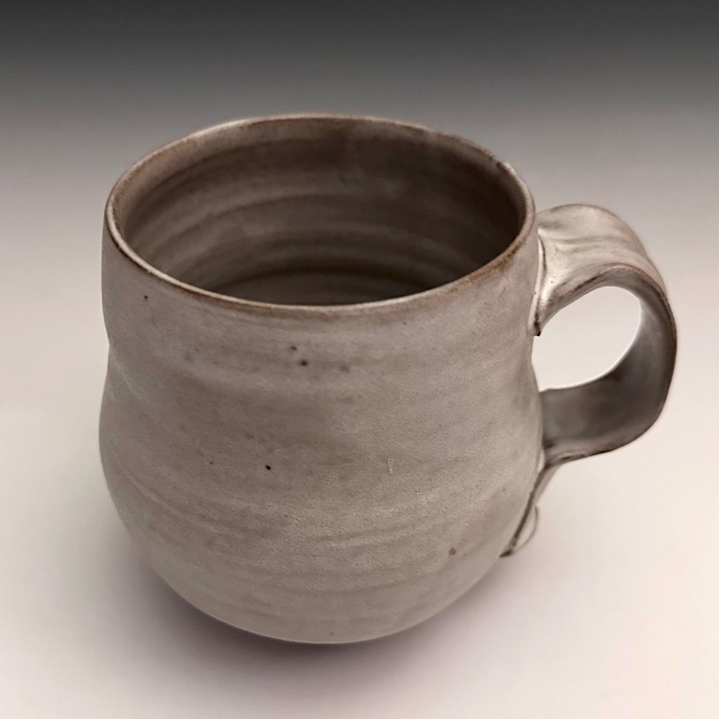 Rustic Polka Dot Mug Stoneware Ceramic  Mug N009