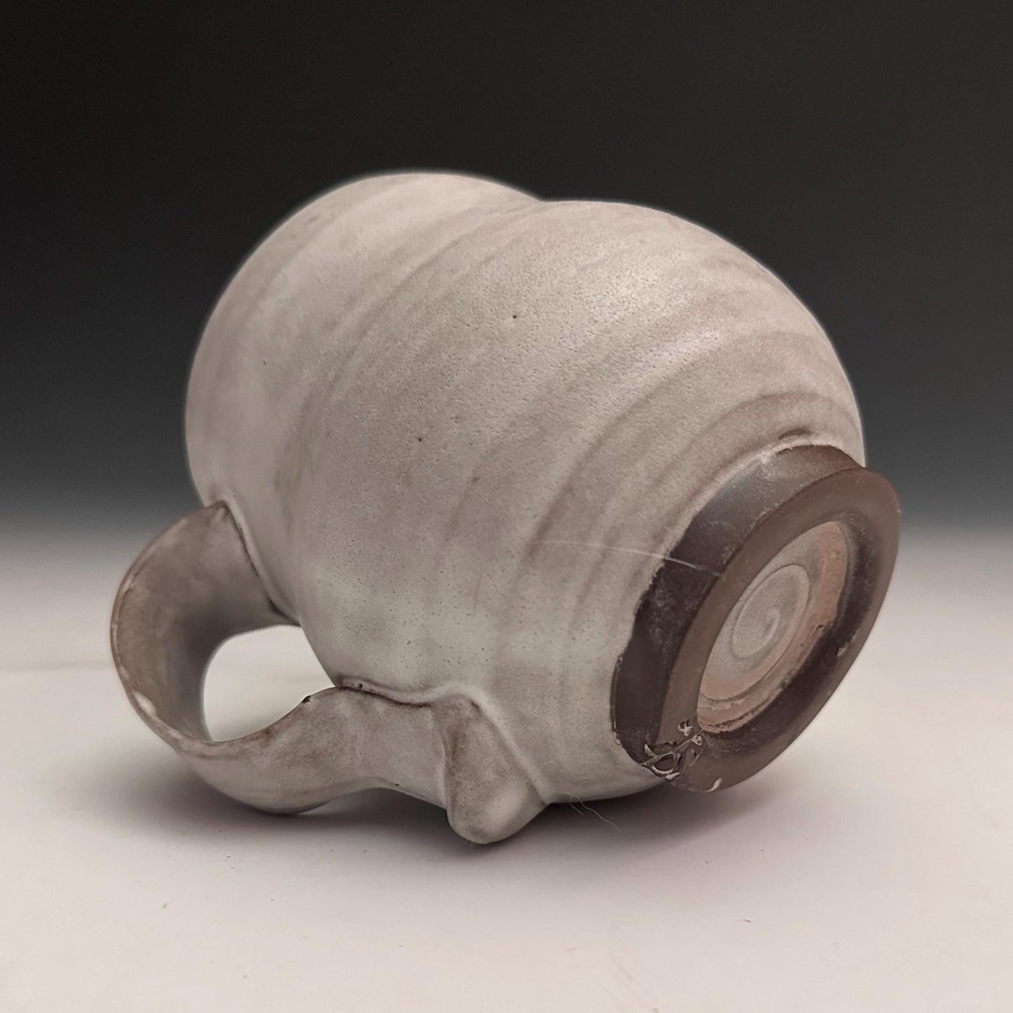 Rustic Polka Dot Mug Stoneware Ceramic  Mug N009