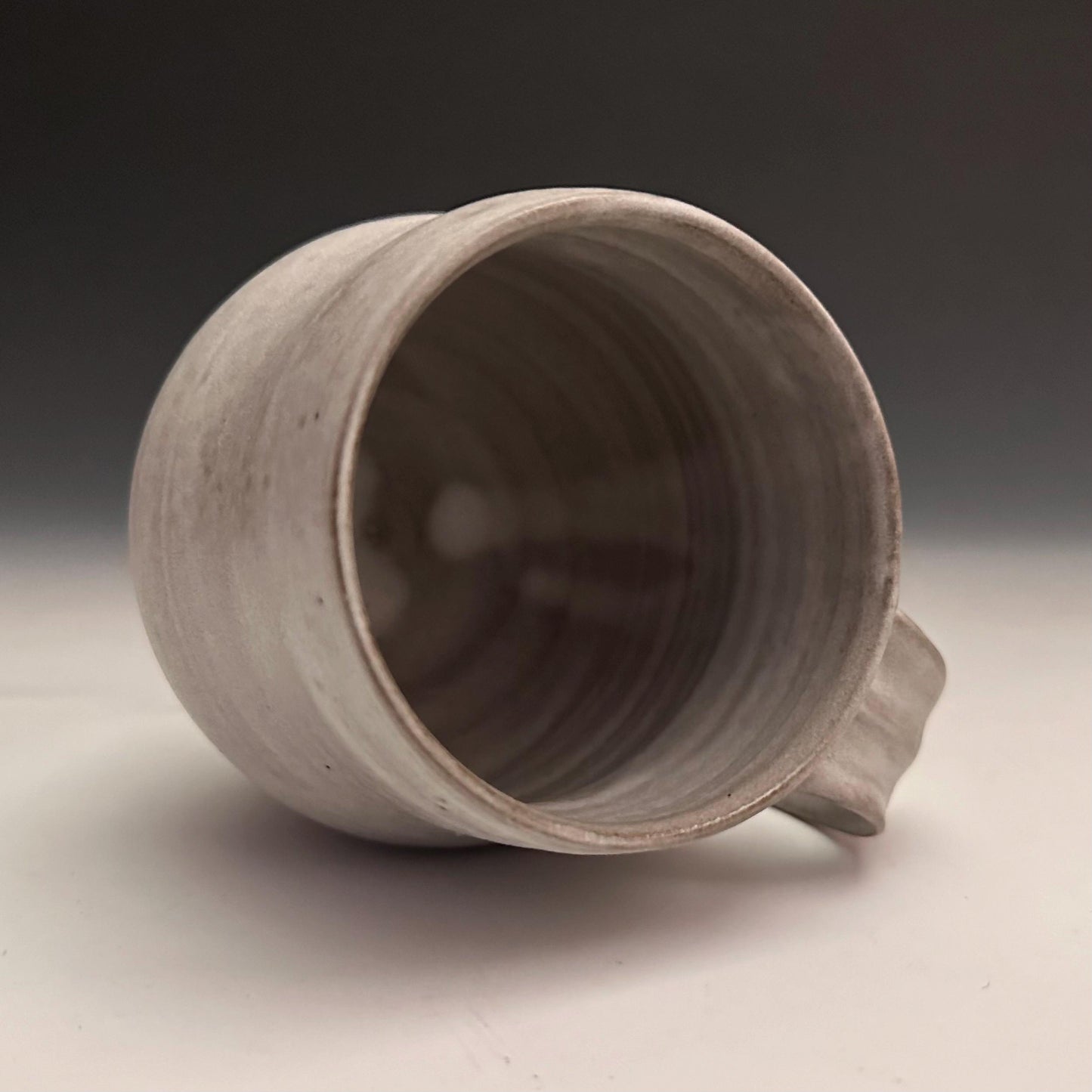 Rustic Polka Dot Mug Stoneware Ceramic  Mug N009